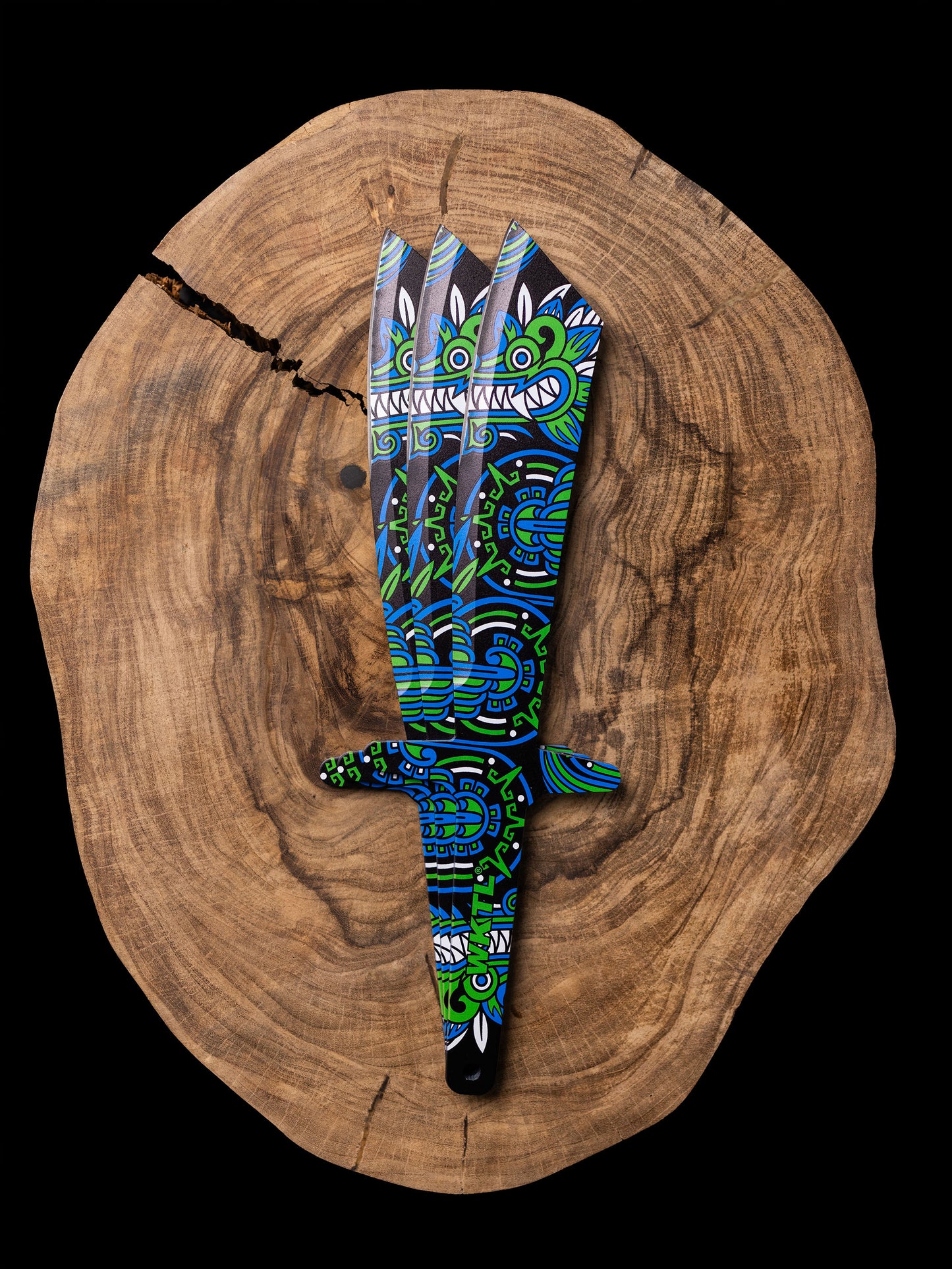 The WKTL Blackhawk Throwing Knife - Tribal Thunder