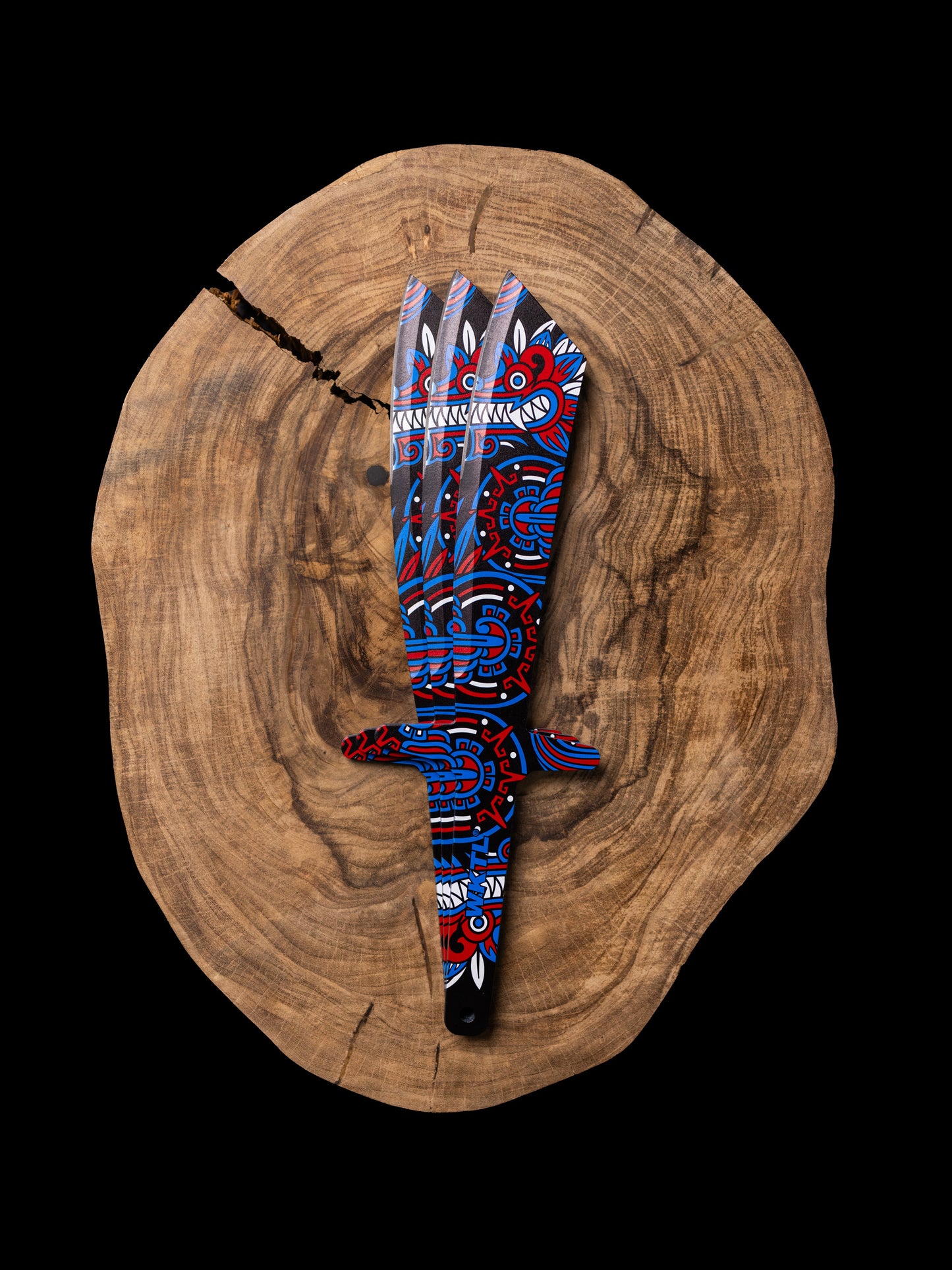The WKTL Blackhawk Throwing Knife - Obsidian's Edge