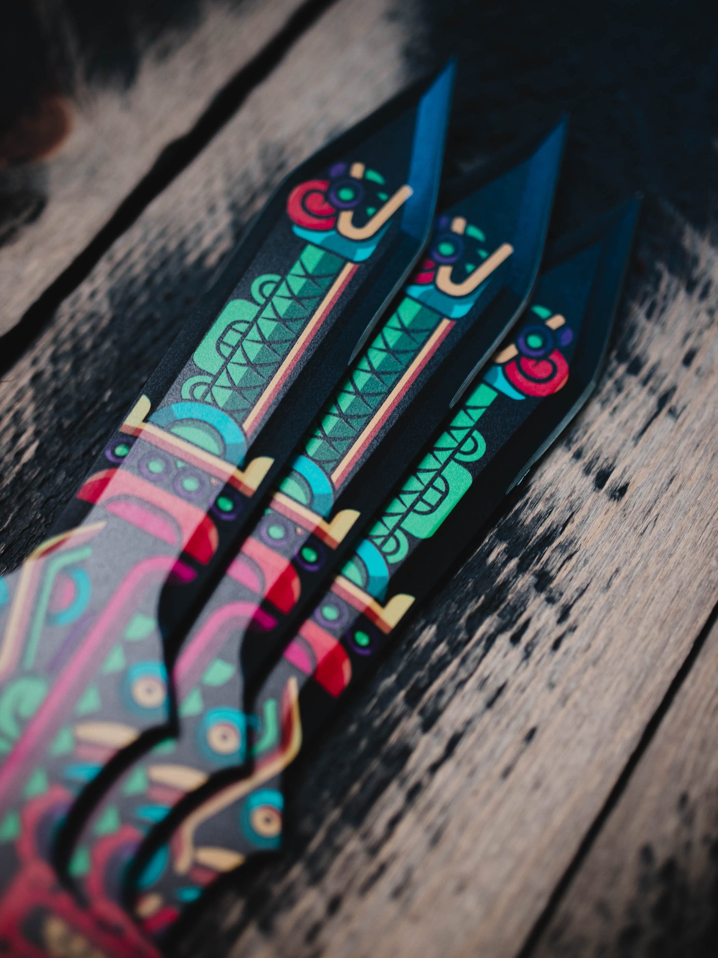 Barbaro Throwing Knife: Kukulkan's Eclipse