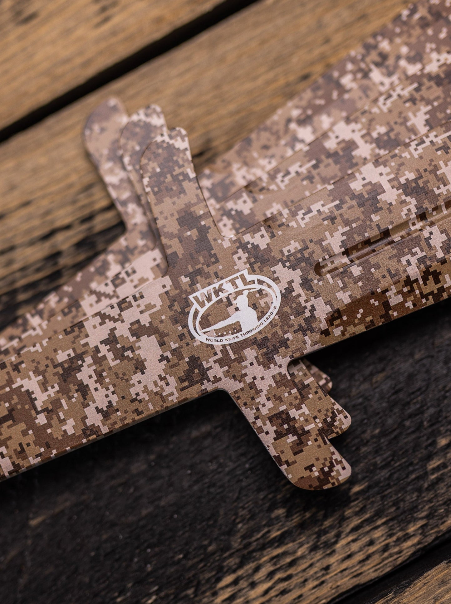The WKTL Highlander Throwing Knife - Cyber Camo