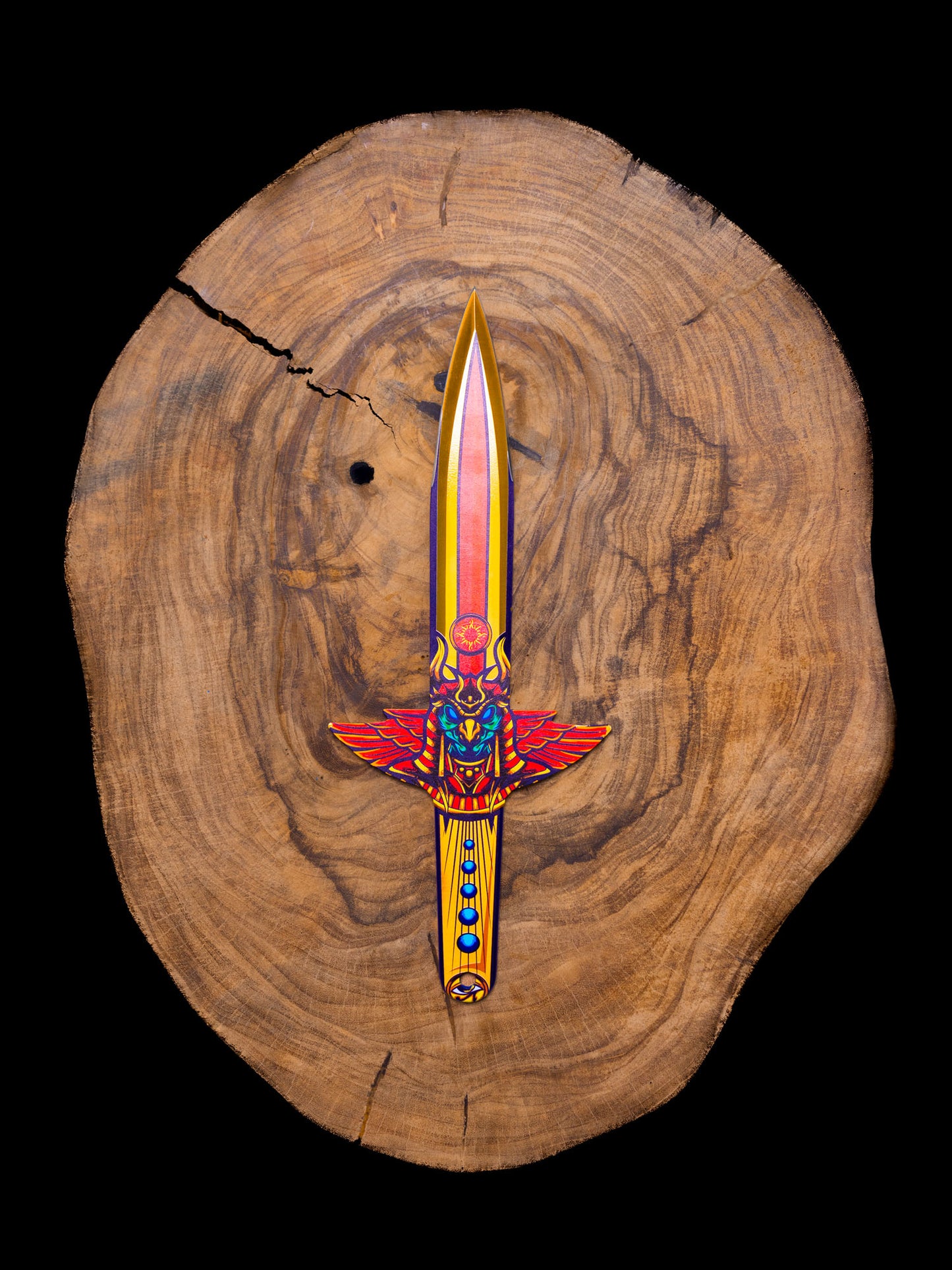 The Toro Ra Set of 3 Throwing Knives