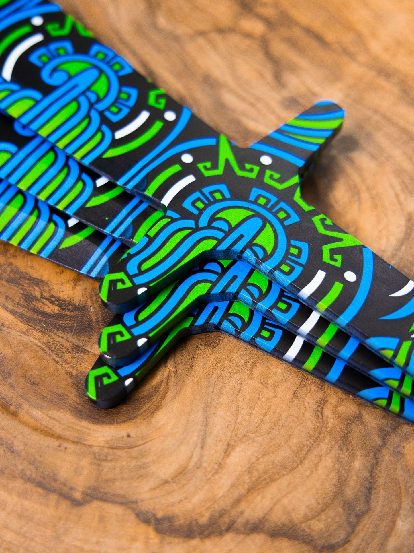 The WKTL Blackhawk Throwing Knife - Tribal Thunder