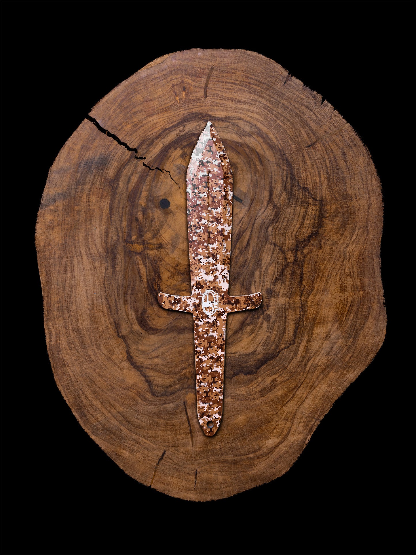 WKTL Highlander Set of 3 Throwing Knives - Cyber Camo