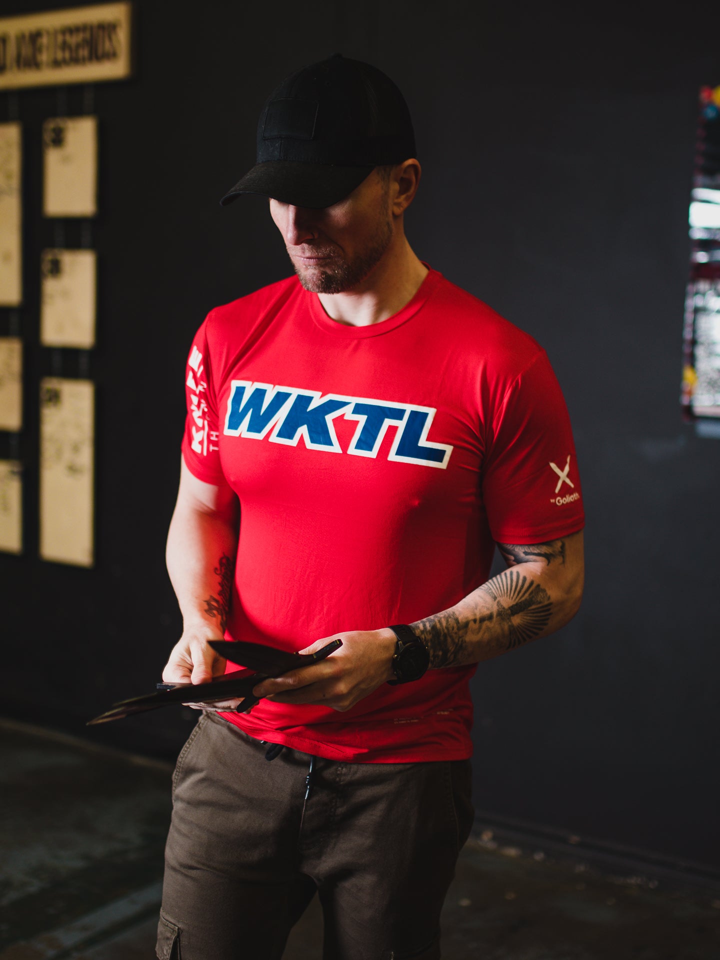 Red WKTL Tee (Bamboo/Spandex Mix)