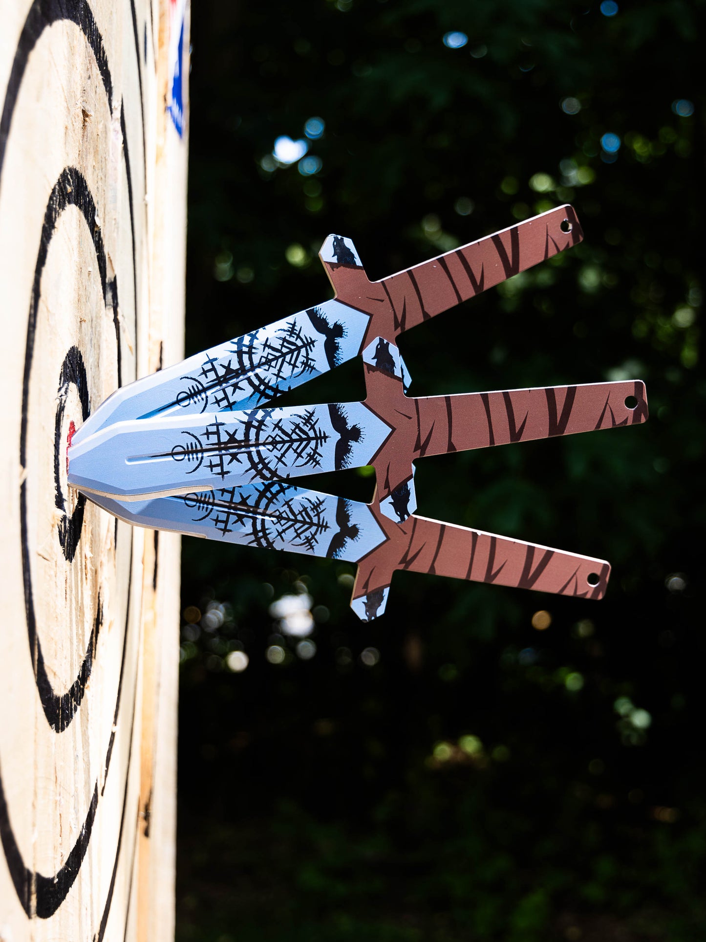 The WKTL Barbarian Throwing Knife - Odin's Fury (Set of 3)