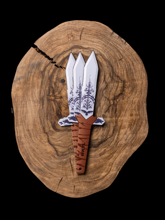 The WKTL Barbarian Throwing Knife - Odin's Fury (Set of 3)