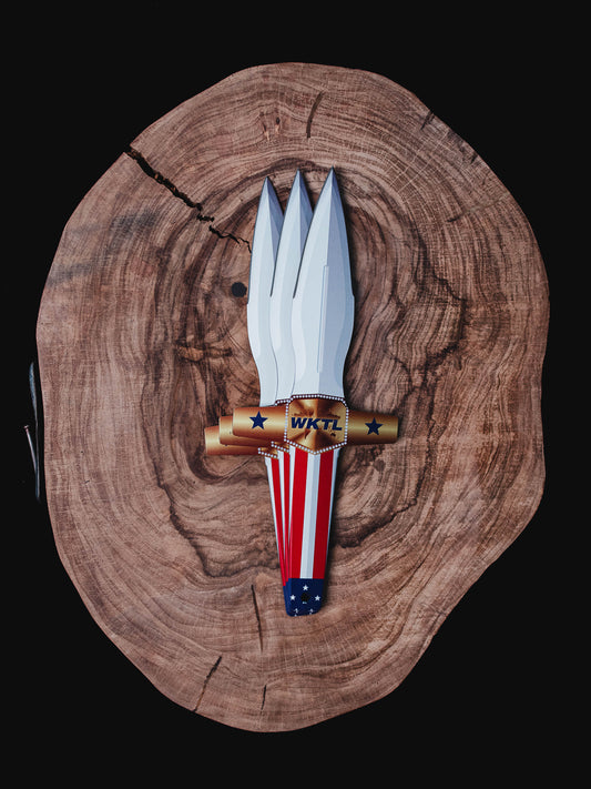WKTL Undisputed Set of 3 Throwing Knives