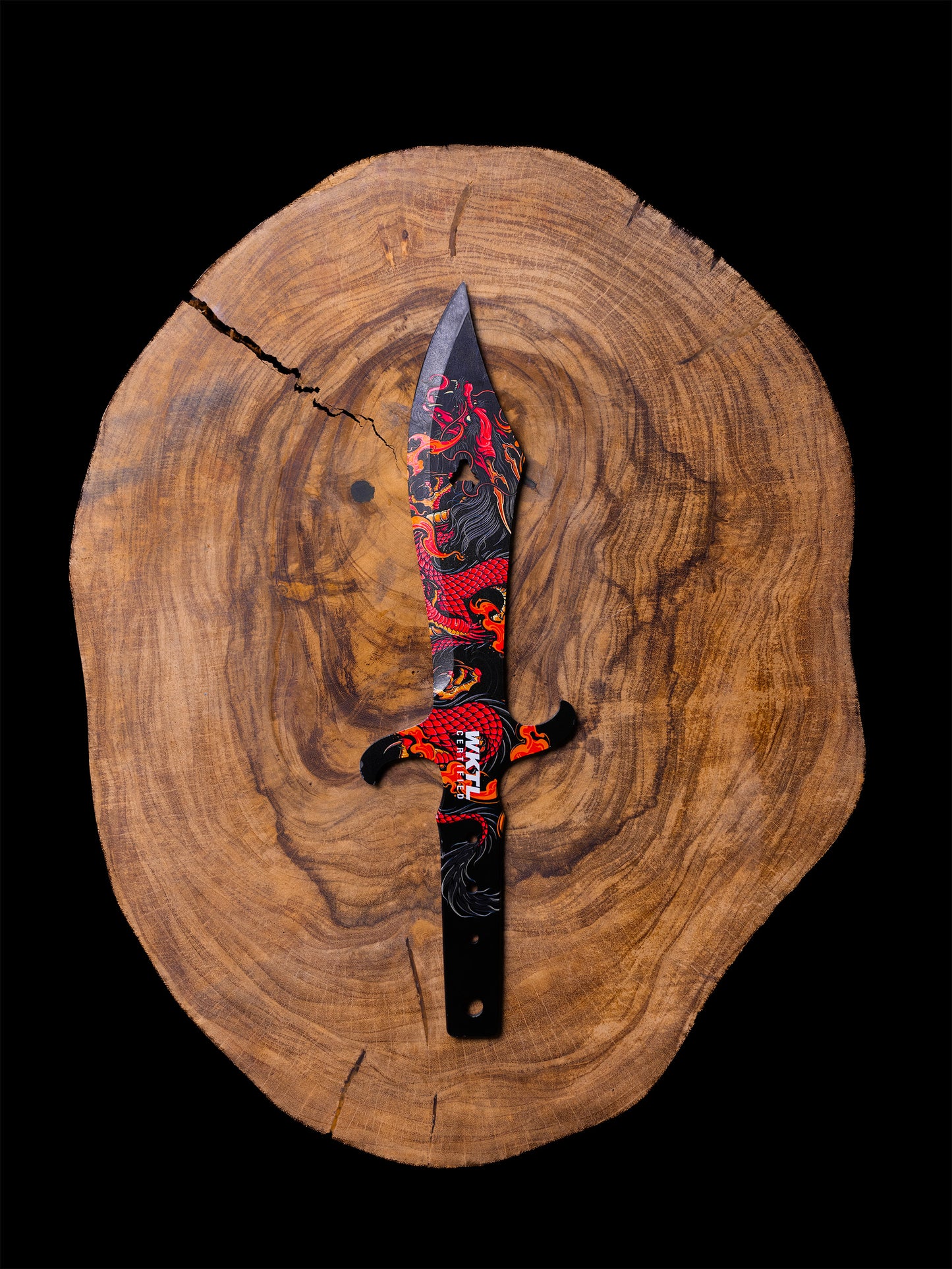 Tesoro Throwing Knives: Fire Dragon (Set of 3)