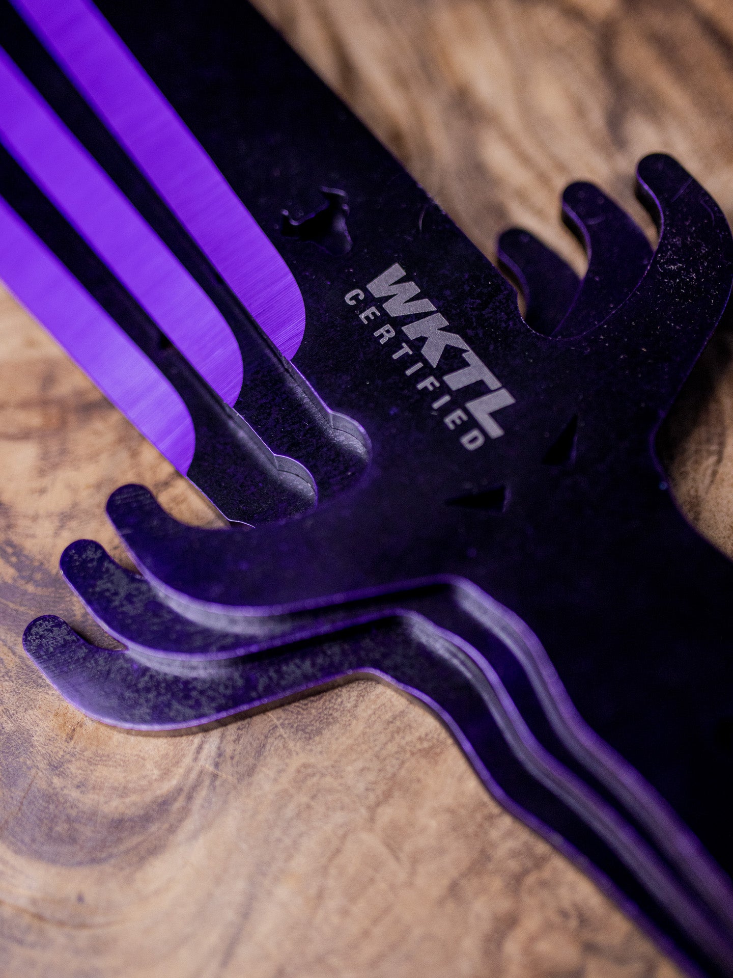 Diablo Throwing Knives: Purple Bevel (Set of 3)