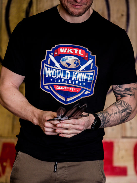 World Knife Throwing Championship T-Shirt (Bamboo Ice™ Blend)