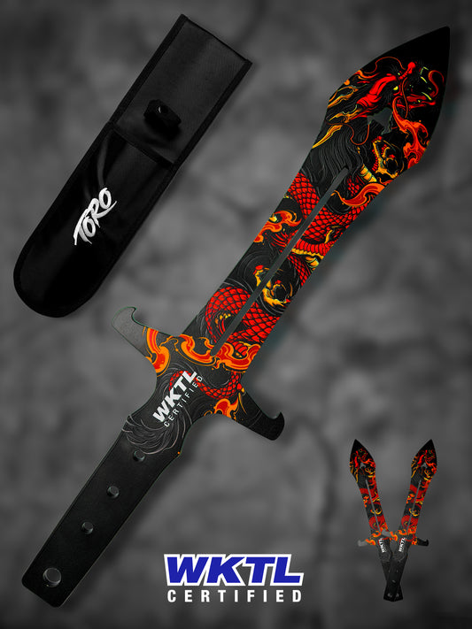 Maximo Throwing Knives: Fire Dragon (Set of 3)