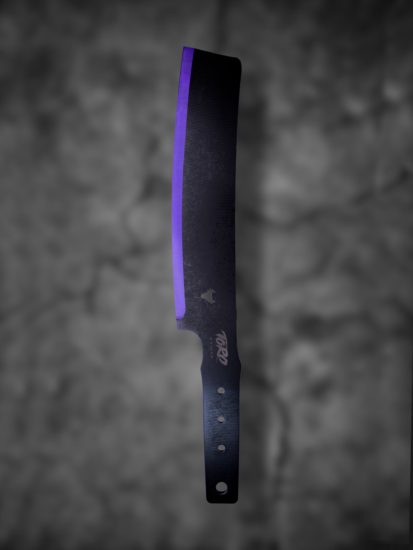 Besito Slim Throwing Knives: Purple Bevel (Set of 3)